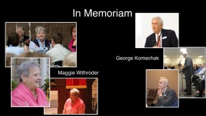 In memoriam Maggie and George