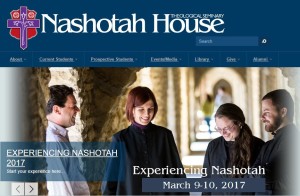 screenshot of Nashotah house website