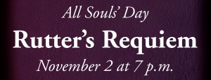 graphic for Trinity's All Souls' Day service
