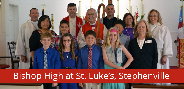 photo of Bishop High at St. Luke's Episcopal Church in Stephenville, Tx