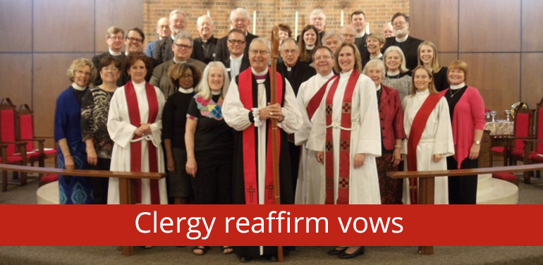 photo showing clergy in the Episcopal Diocese of Fort Worth