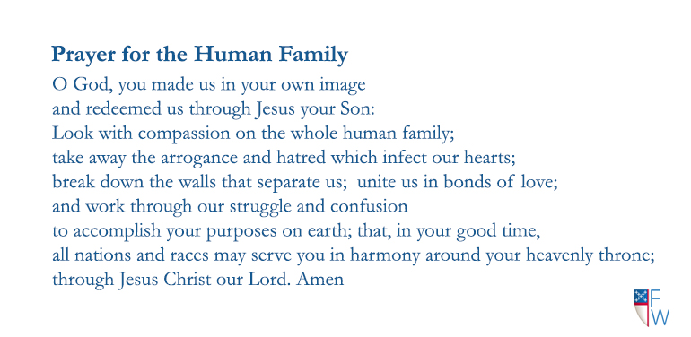Prayer for the human family