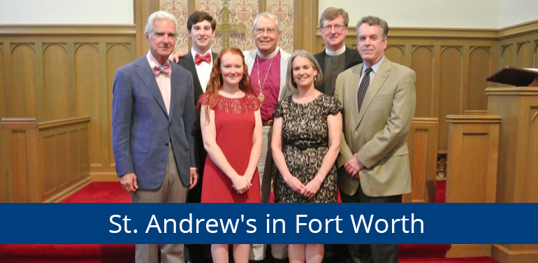 photo of confirmands in the Episcopal Diocese of Fort Worth