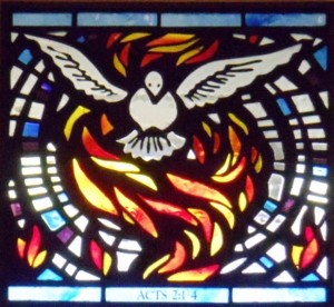 stained glass dove and fire (1)