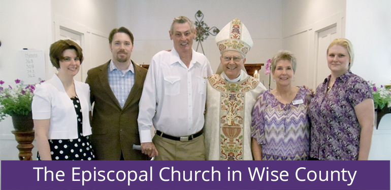 Bishop Rayford High at the Episcopal Church of Wise County, part of the Diocese of Fort Worth